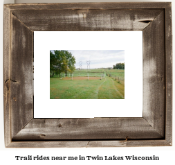 trail rides near me in Twin Lakes, Wisconsin